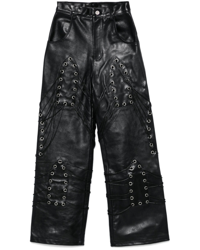 [Who Decides War] Trousers SS25 WIDE LEG GROMM  COAL