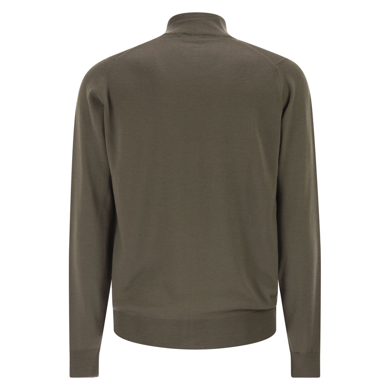 [JOHN SMEDLEY] Zip Up FW25 CLAYGATE MANSFIELD GREEN