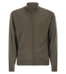 [JOHN SMEDLEY] Zip Up FW25 CLAYGATE MANSFIELD GREEN