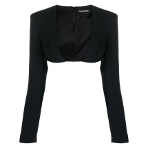 [David Koma] T-shirts Long Sleeve FW23 PF23DK11TA  BLACK