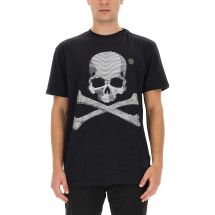 [Philipp Plein] T-shirts Short Sleeve FW23 MTK6188_PJY002N02