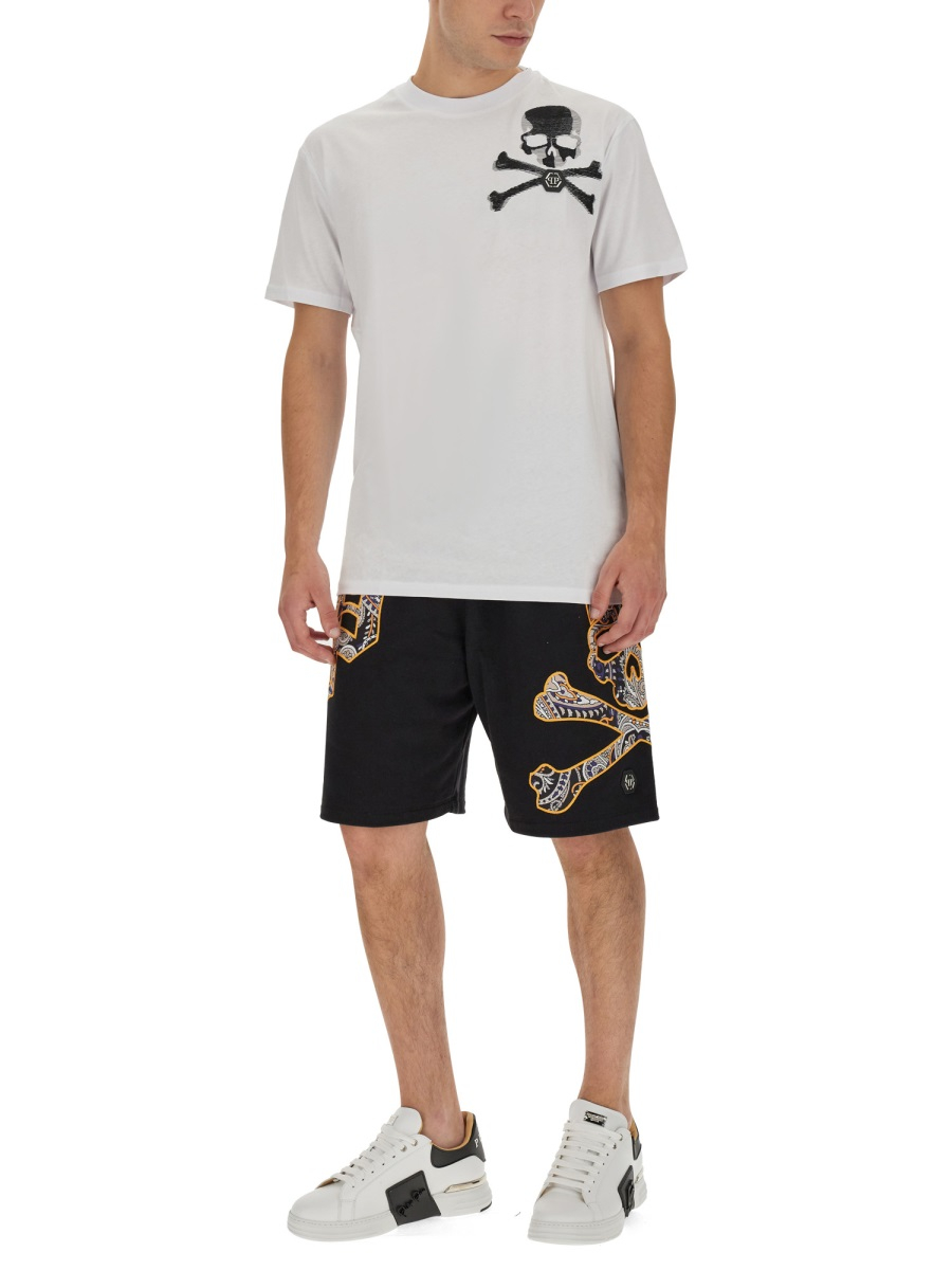 [Philipp Plein] T-shirts Short Sleeve FW23 MTK6187_PJY002N01