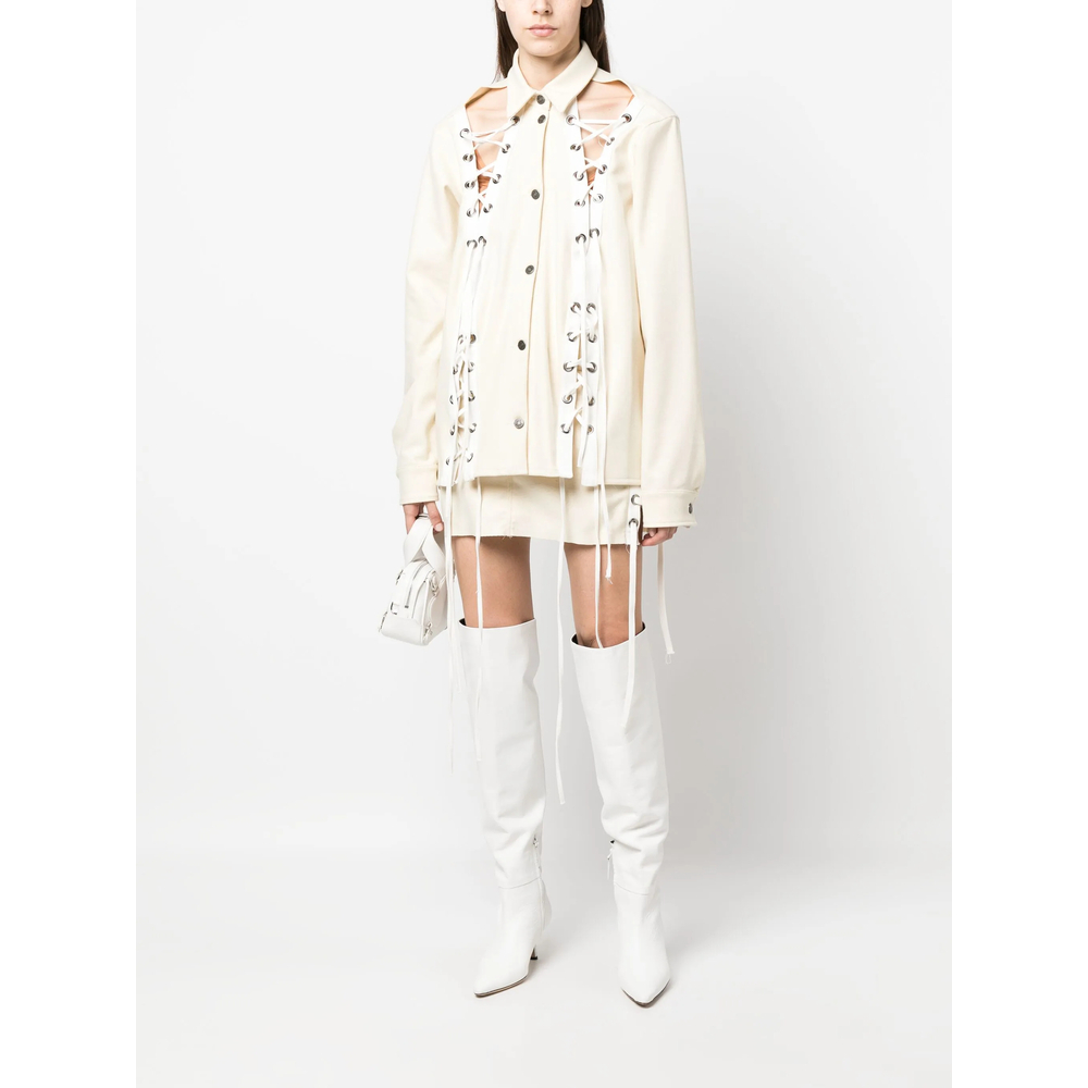 [Julfer] Shirts Long Sleeve FW23 ALEX JACKET  IVORY