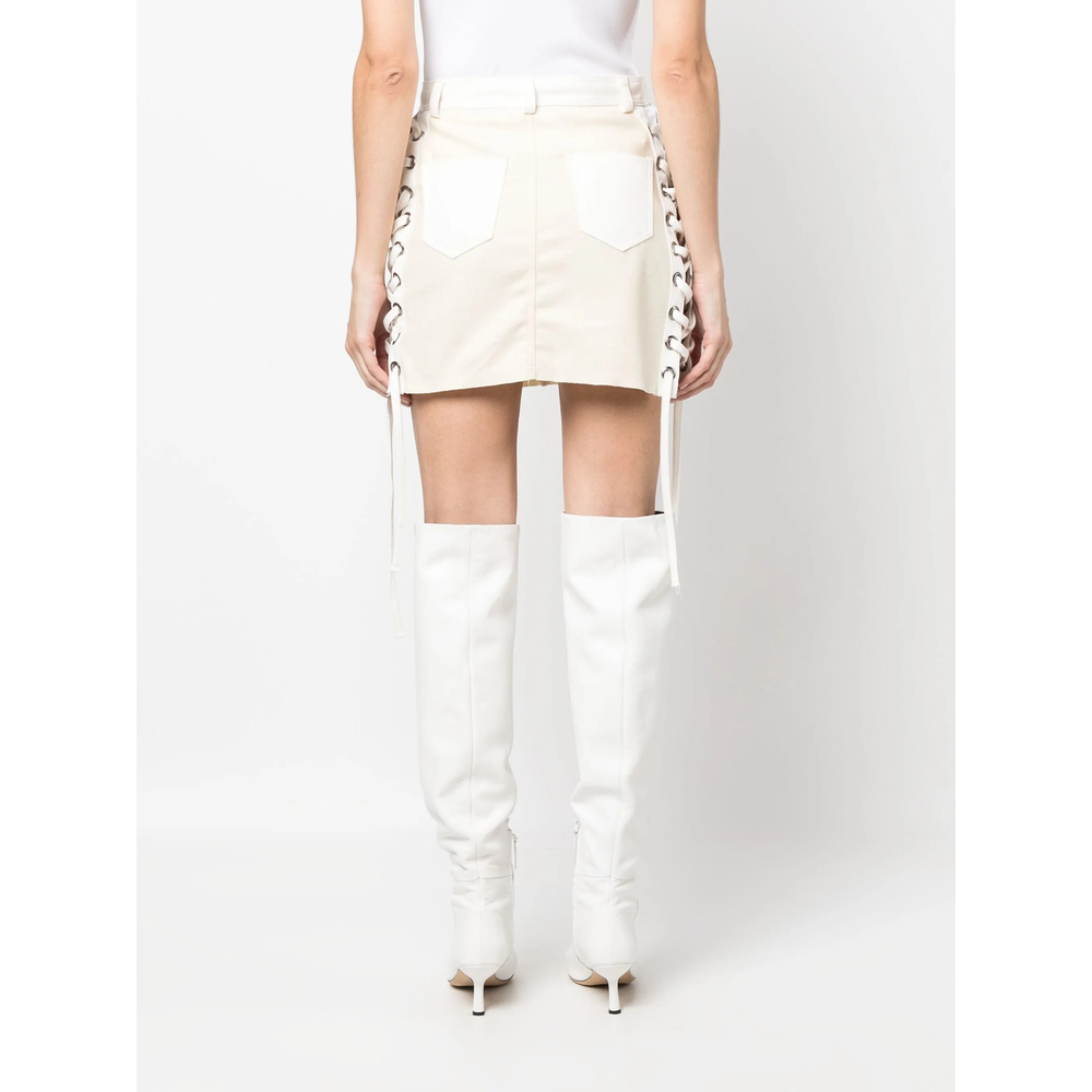[Julfer] Mini skirt FW23 ALEX SKIRT  IVORY