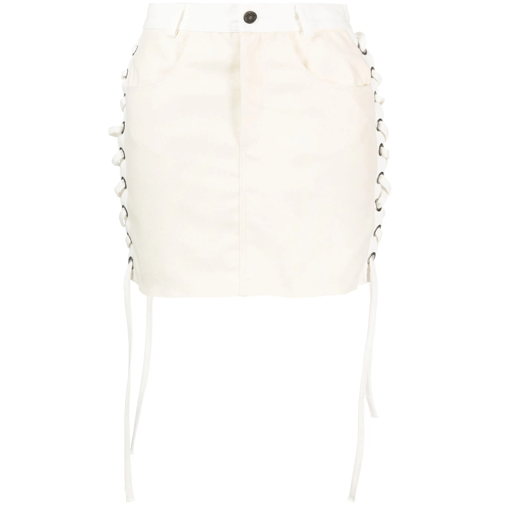 [Julfer] Mini skirt FW23 ALEX SKIRT  IVORY