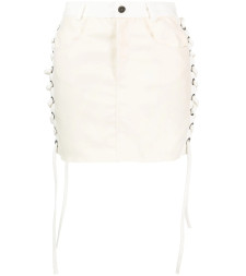 [Julfer] Mini skirt FW23 ALEX SKIRT  IVORY