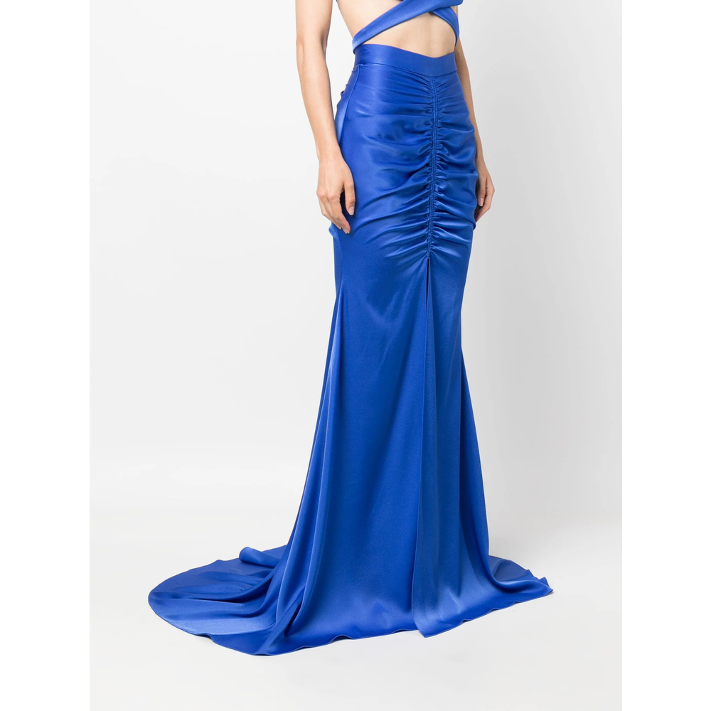 [Alex Perry] Midi skirt FW23 S151  BLUEB