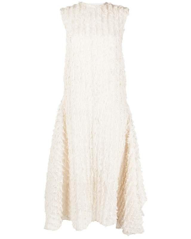 [Calcaterra] Sleeveless dress SS23 D113 TEX17 ECRU