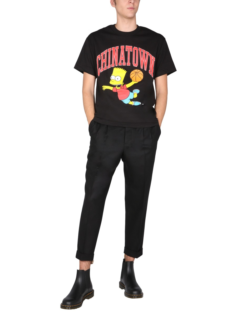 [CHINATOWN MARKET X THE SIMPSONS] T-shirts Short Sleeve FW21 CTM1990348_BLACK