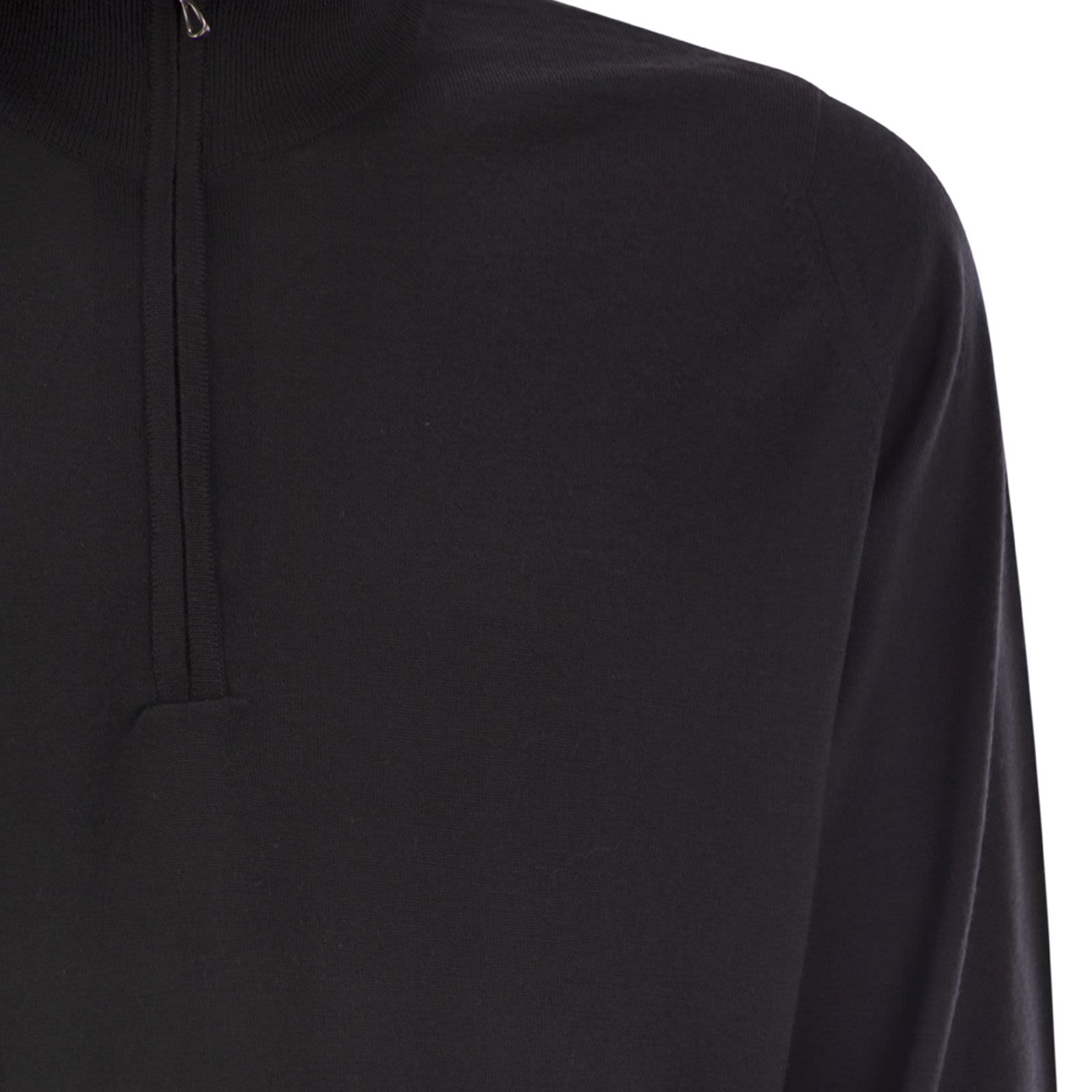 [JOHN SMEDLEY] Knitwear FW25 BARROW BLACK