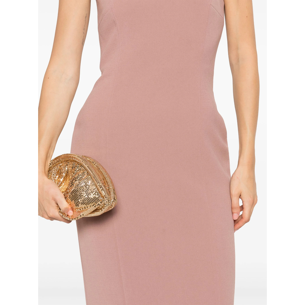 [Solace London] Sleeveless dress FW25 OS44025  COCOA