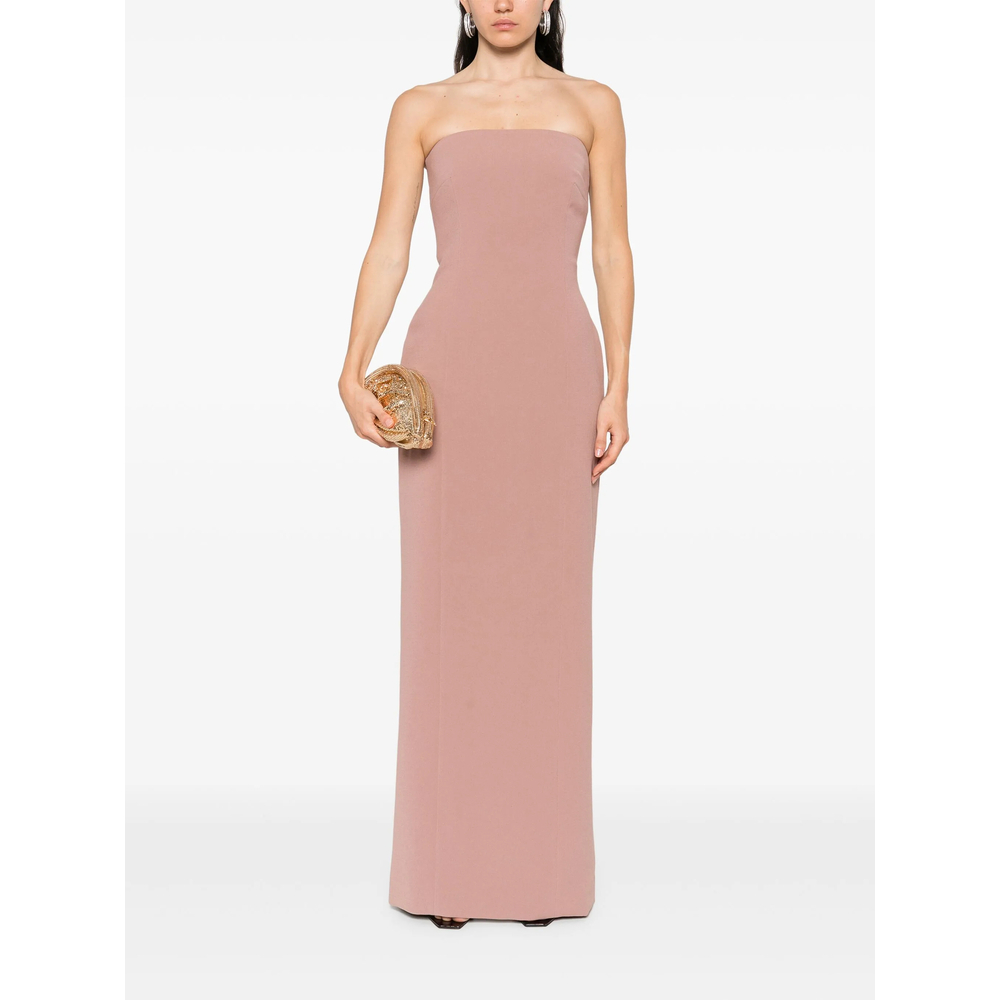 [Solace London] Sleeveless dress FW25 OS44025  COCOA