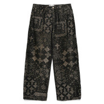 [UNTITLED ARTWORKS] Jeans SS25 JACQUARD DENIM  BLACK