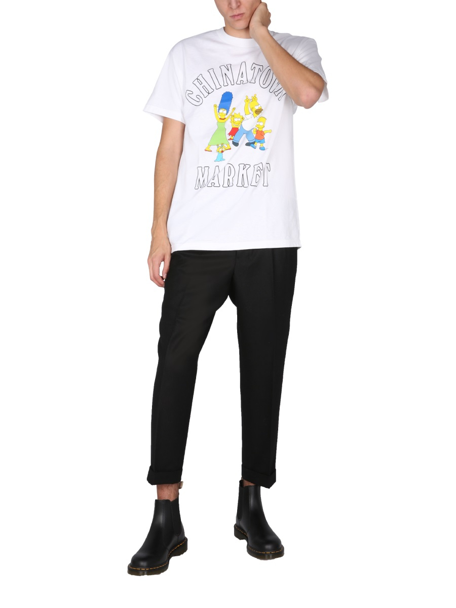 [CHINATOWN MARKET X THE SIMPSONS] T-shirts Short Sleeve FW21 CTM1990346_WHITE