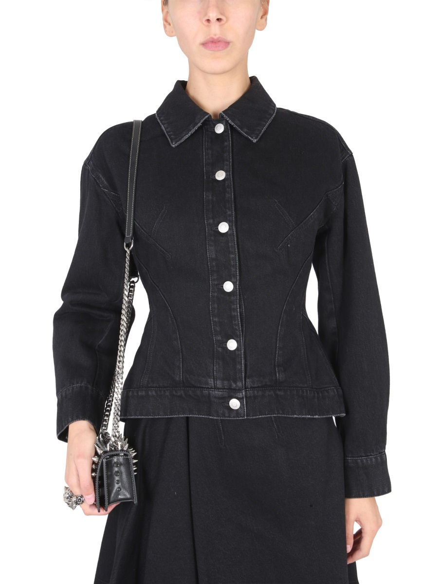 [Alexander McQueen] Denim Jacket FW22 715557_QMAB51000