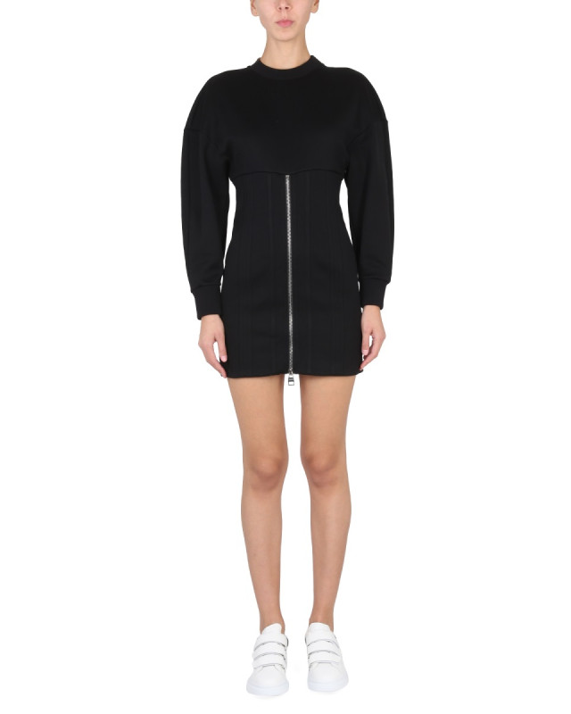 [Alexander McQueen] Long sleeve dress FW22 718462_QLAA81000