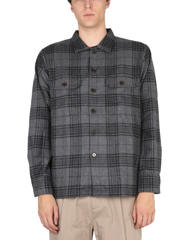 [UNIVERSAL WORKS] Shirts Long Sleeve FW22 27653_GREY