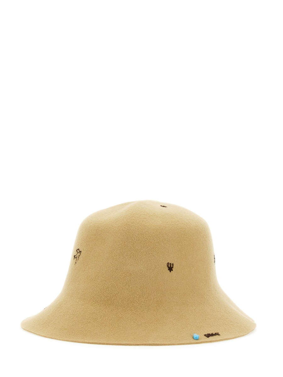 [SUPERDUPER FEAT LORENZOJOVA] Hat SS22 FREYA_SABBIA