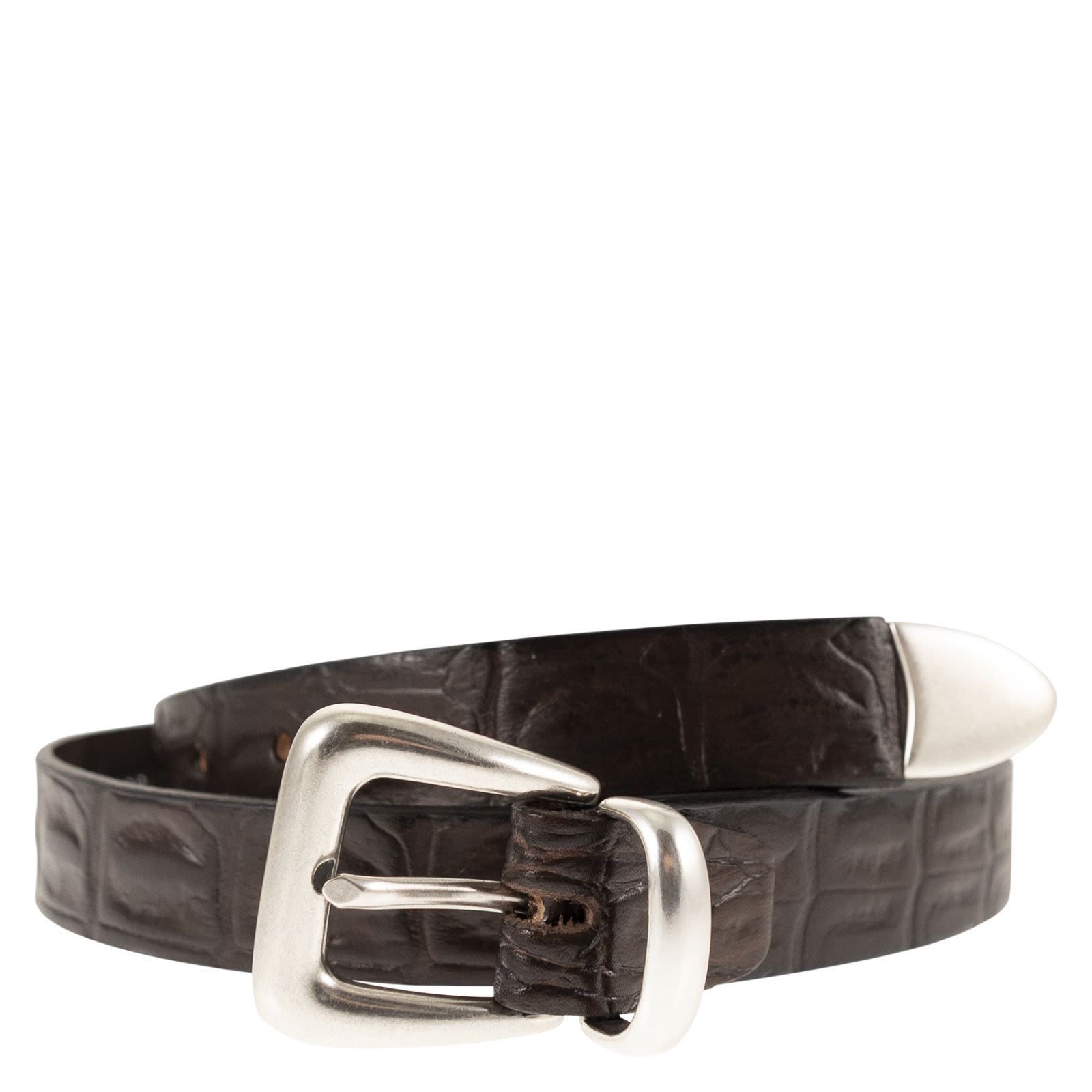 [ALBERTO LUTI] Belt SS26 830/25 MORO
