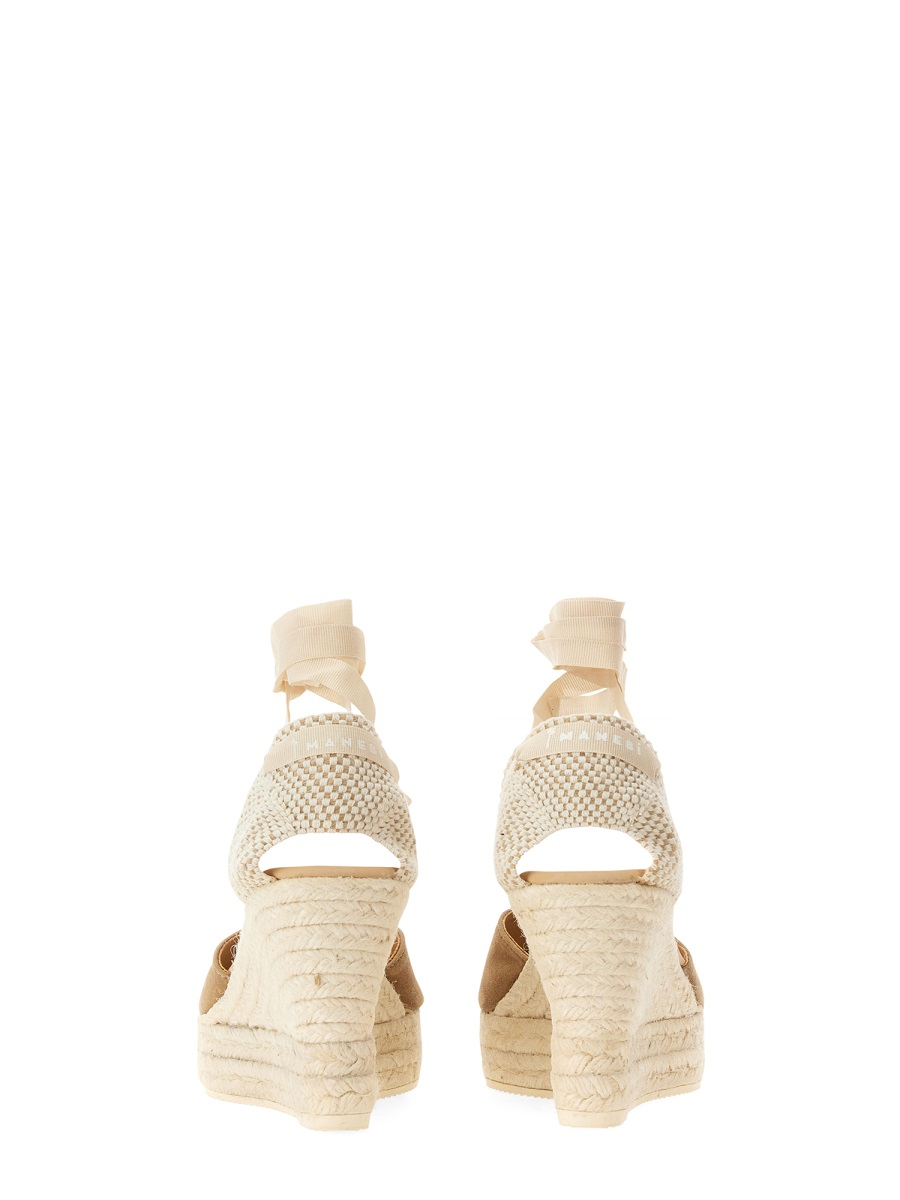 [MANEBI] Wedges SS22 W1.9WH_SUEDETAUPE