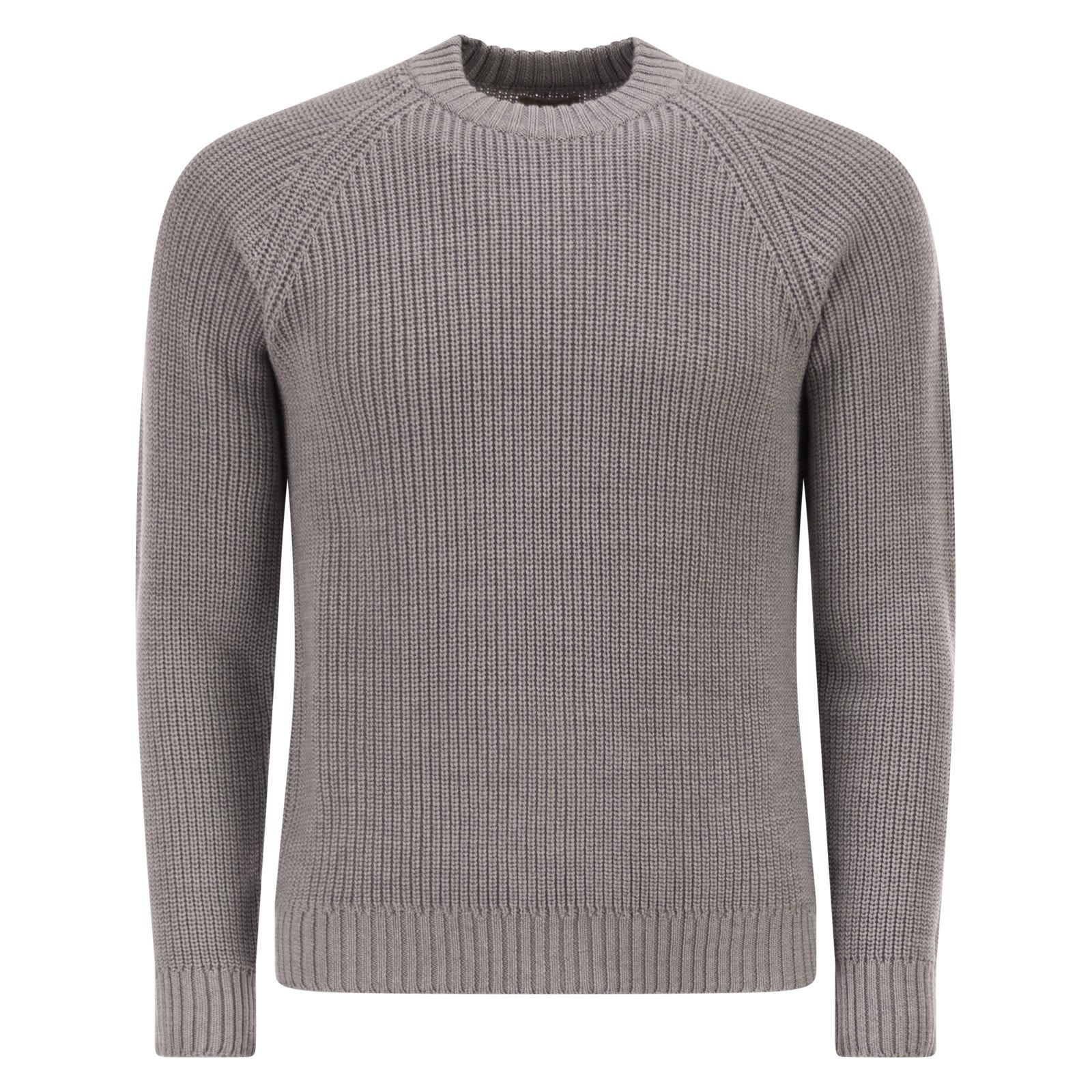 [Rakki] Knitwear FW25 REBEL GIROCOLLO WV GRIGIO