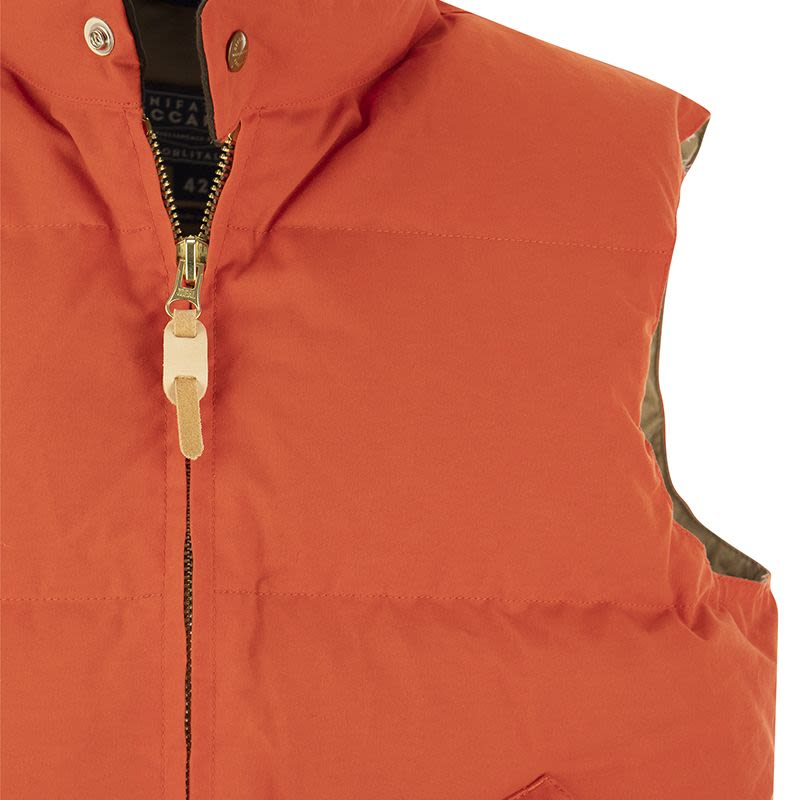 [Manifattura Ceccarelli] Down Vest FW25 7922-DW ORANGE