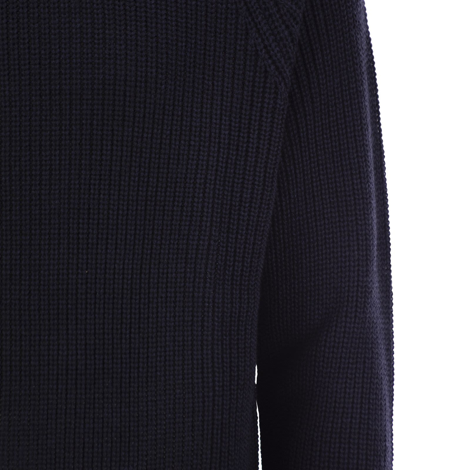 [Rakki] Knitwear FW25 REBEL GIROCOLLO WV BLU NOTTE