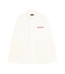 [Willy Chavarria] Shirts Long Sleeve FW25 WCSHT0026-000  WHITE