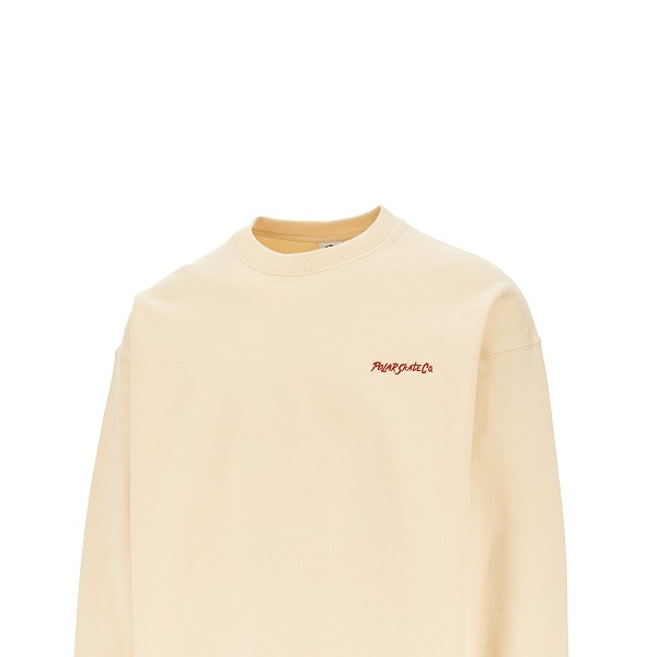 [POLAR SKATE CO] Sweatshirt SS25 POL-DAVEC.OATMEAL-OATMEAL