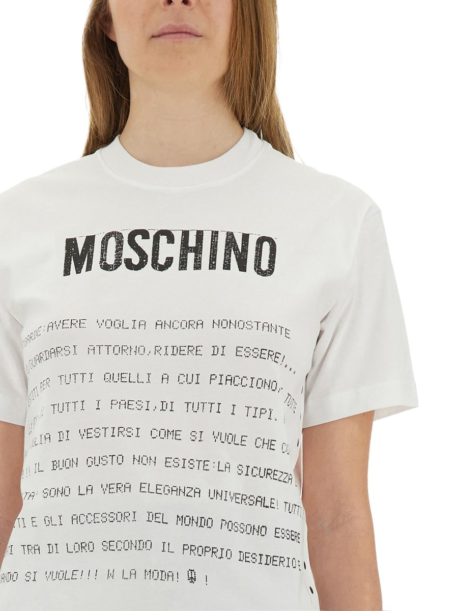 [Moschino] T-shirts Short Sleeve SS25 07010541_1001