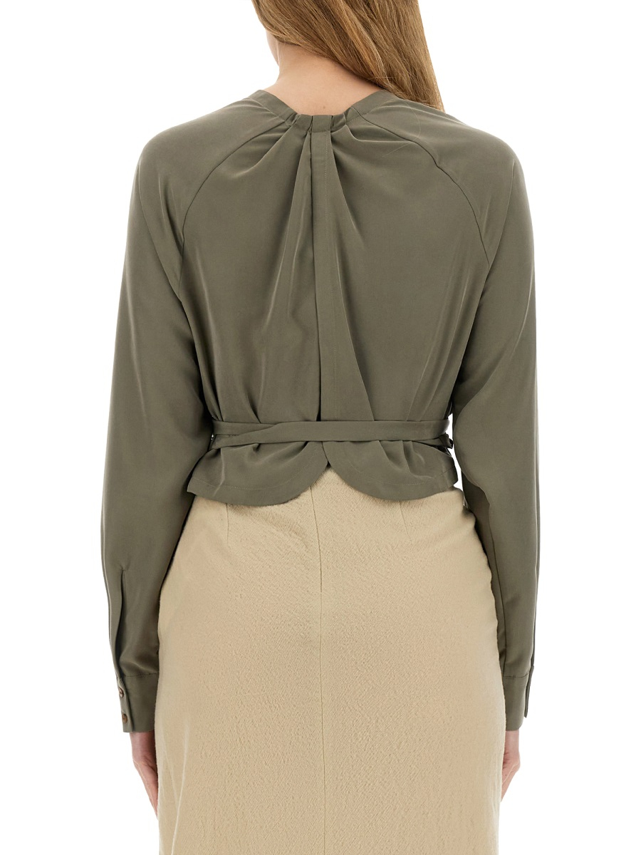 [Alysi] Blouse FW23 153268_A3210MILIT