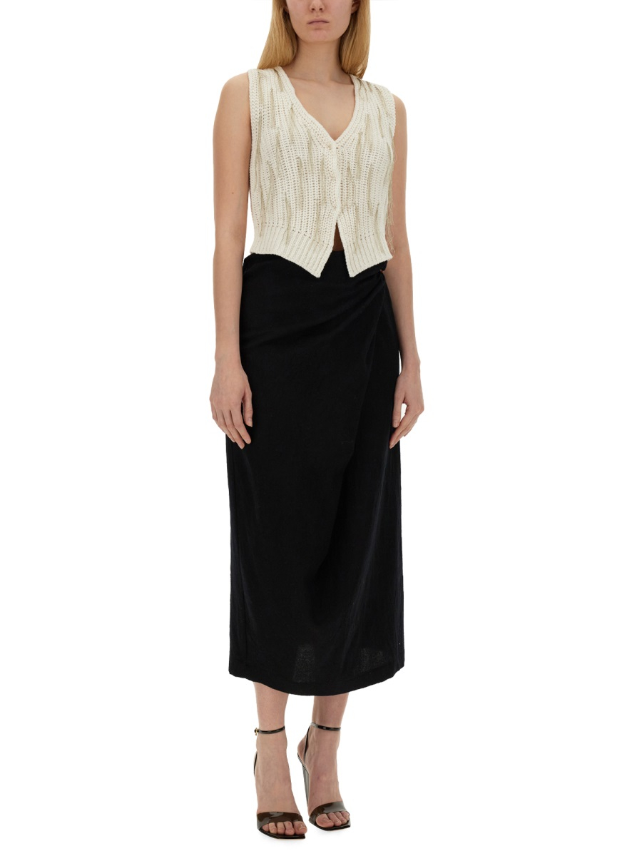 [Alysi] Midi skirt FW23 153014_A3224NE