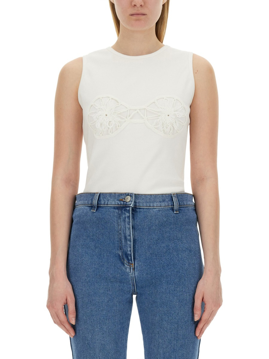 [MAGDA BUTRYM] T-shirts Sleeveless SS24 145524_WHITE