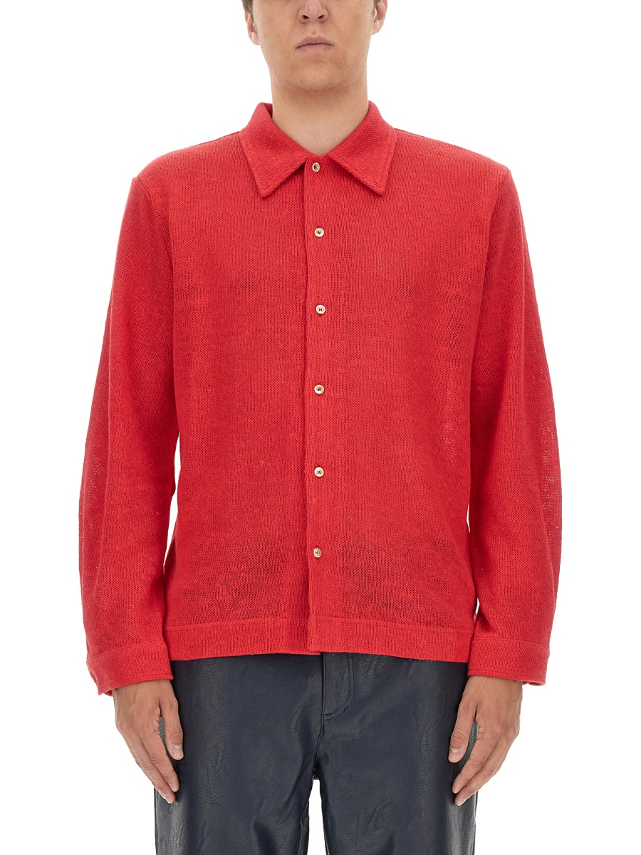 [Sefr] Shirts Long Sleeve SS23 PREFW23GARCIAR_REDLINEN