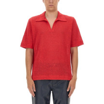 [Sefr] Shirts Short Sleeve SS23 PREFW23MATERED_REDLINEN