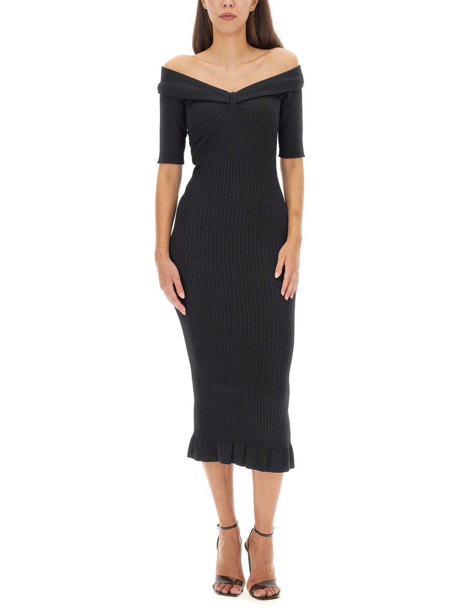 [PHILOSOPHY DI LORENZO SERAFINI] Short sleeve dress FW23 04905702_0555
