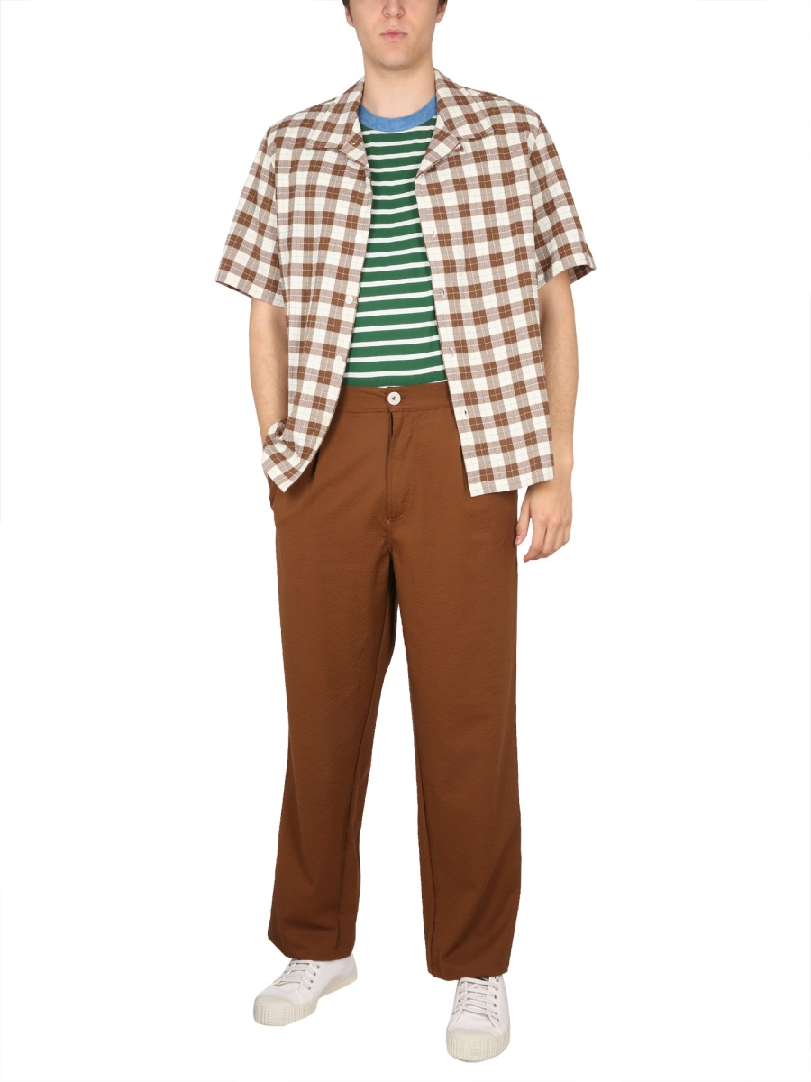 [Howlin] Shirts Short Sleeve SS23 COCKTAILDAMORE_BROWNCHECK