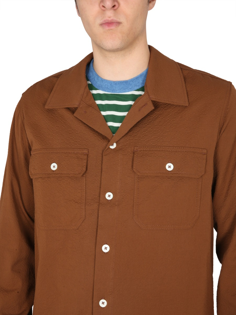 [Howlin] Shirts Long Sleeve SS23 MAGICWORKSHIRT_WALNUT