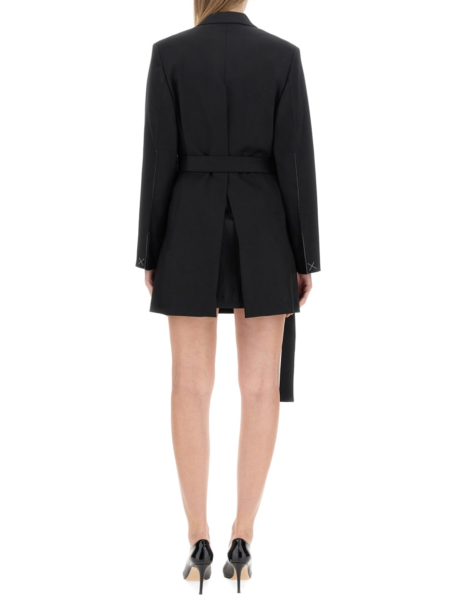 [VICTORIA BECKHAM] Long sleeve dress FW23 1423WDR005055B_BLACK