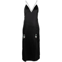 [Wales Bonner] Sleeveless dress FW23 WA23DR01 VI02 BLACK