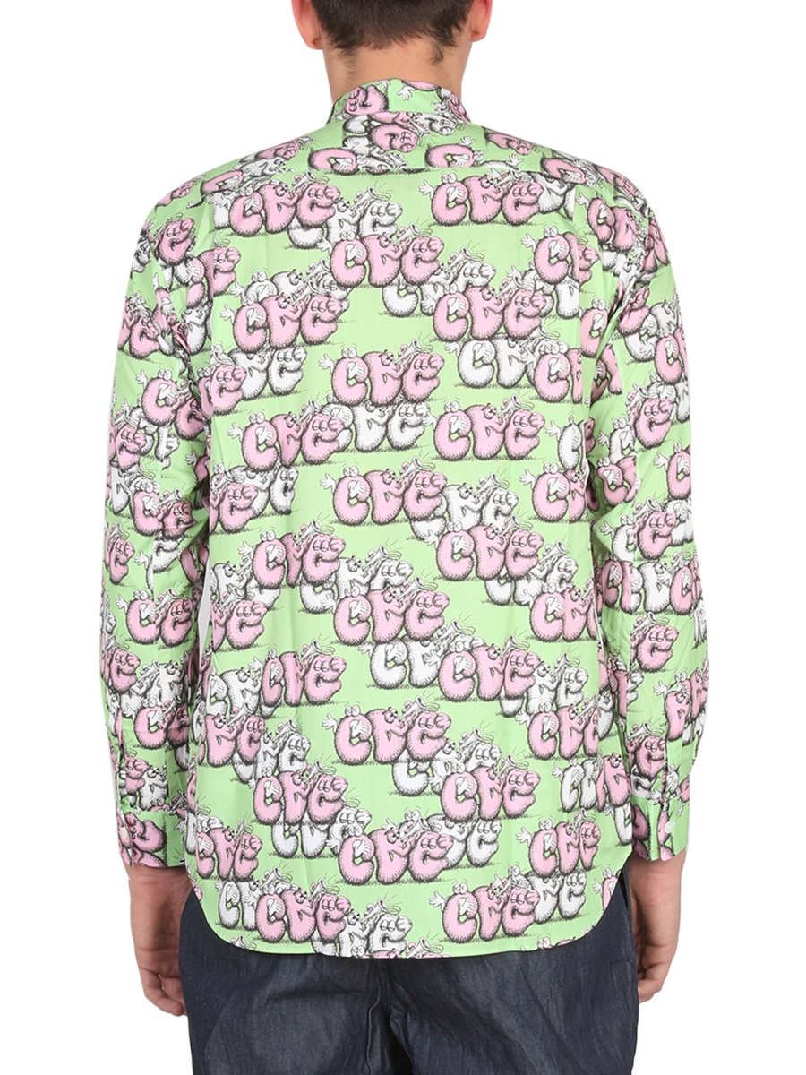 [COMME DES GARCONS SHIRT] Shirts Long Sleeve FW21 B033_PRINTG