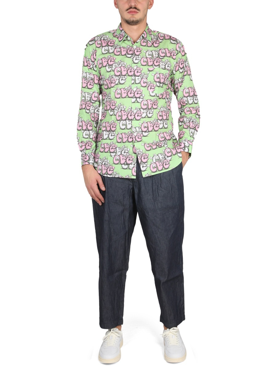 [COMME DES GARCONS SHIRT] Shirts Long Sleeve FW21 B033_PRINTG
