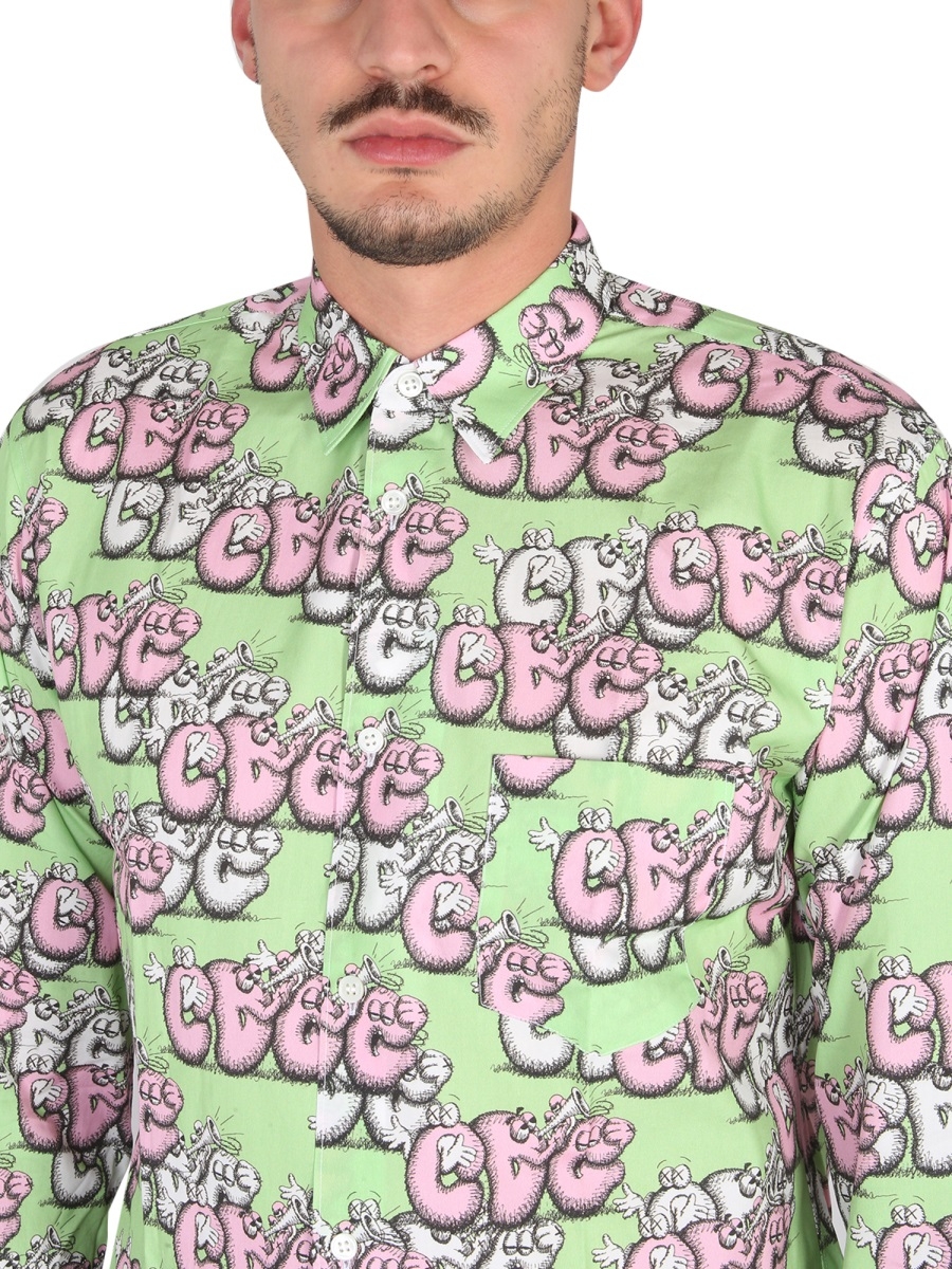 [COMME DES GARCONS SHIRT] Shirts Long Sleeve FW21 B033_PRINTG