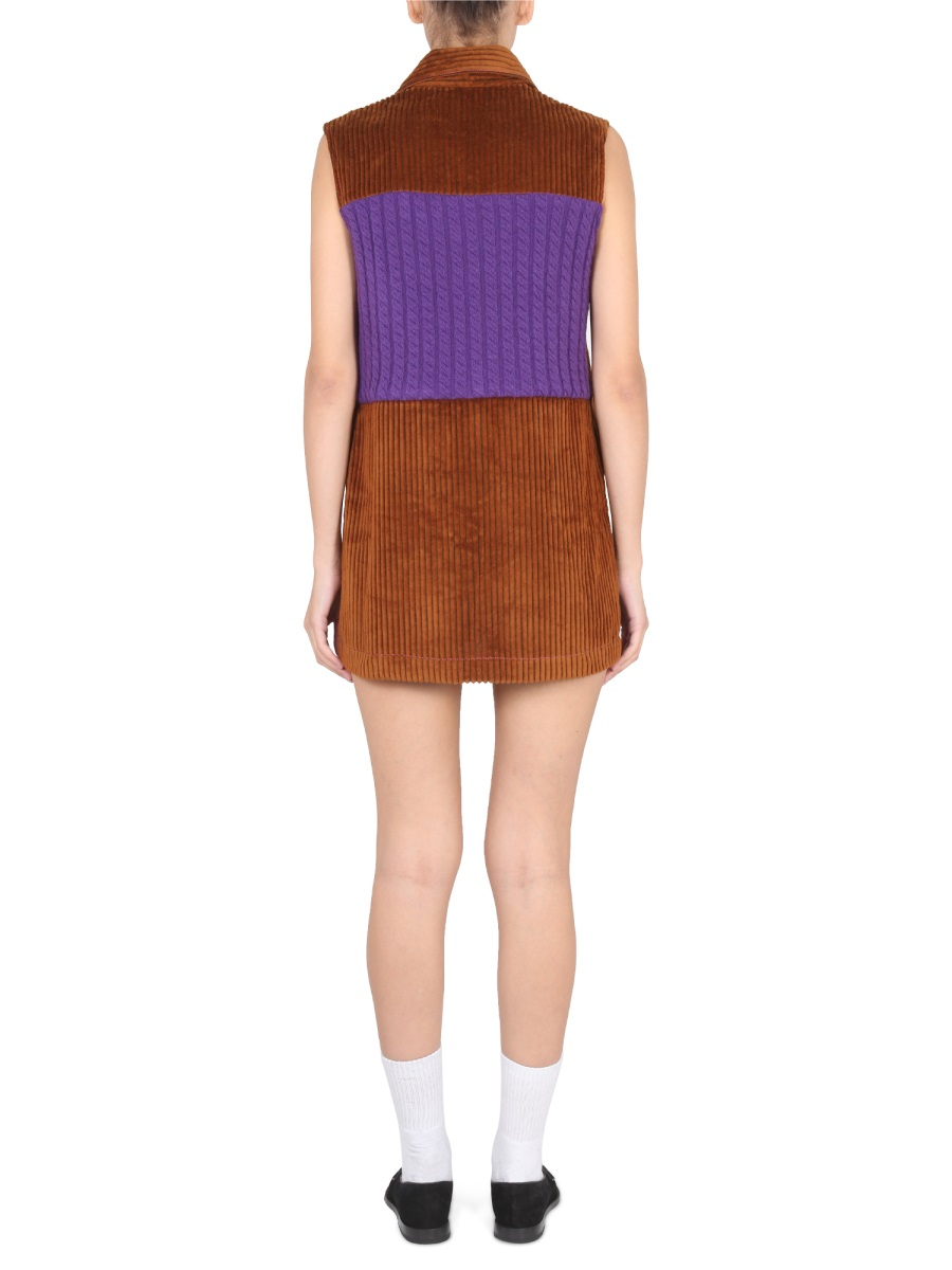 [Cormio] Sleeveless dress FW22 FIZA_BROWN