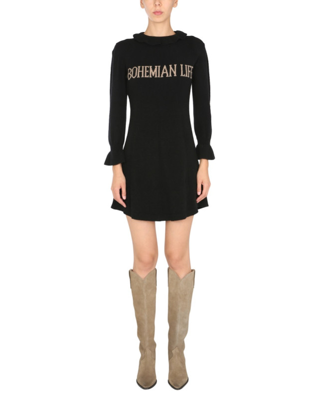 [Alberta Ferretti] Long sleeve dress FW21 04806605_2555