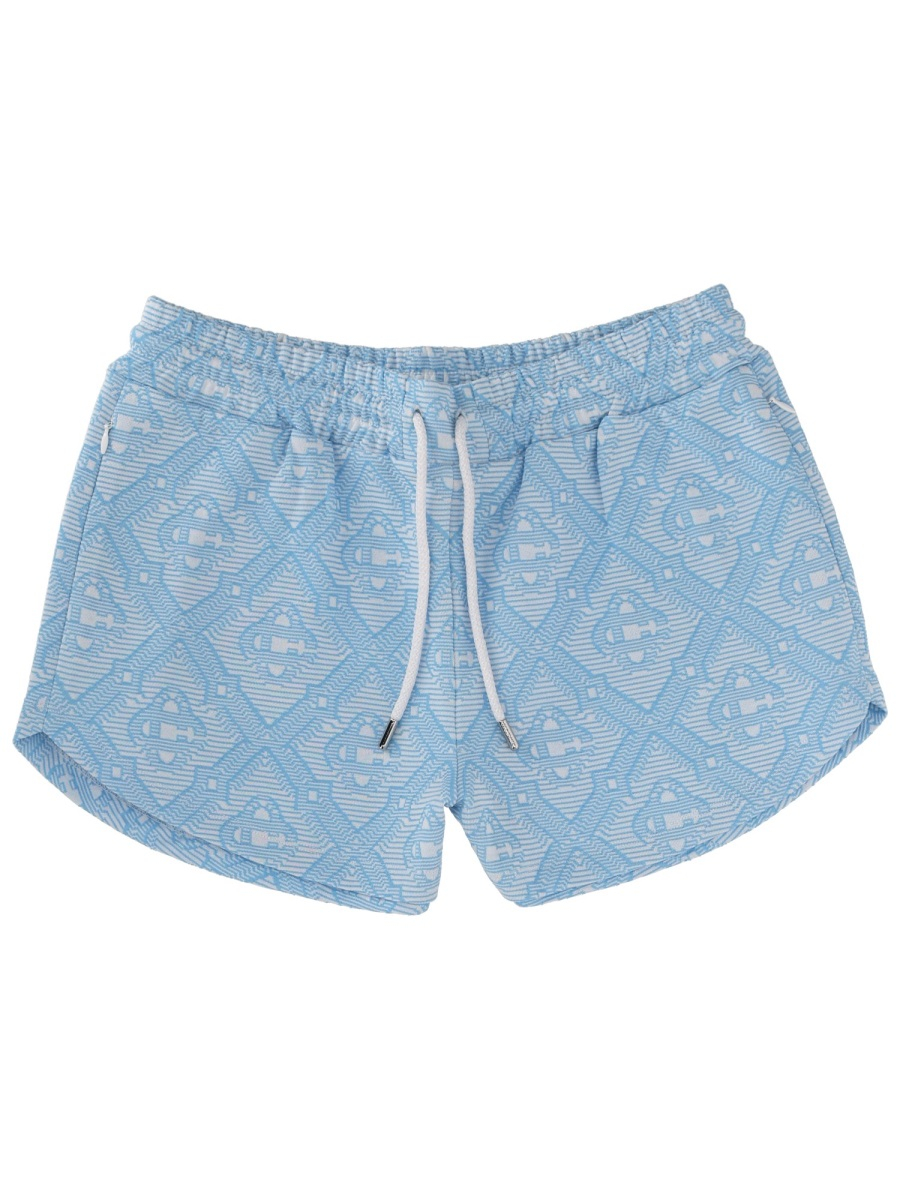 [Casablanca] Shorts SS26 W-SP26-JTR-336_01PALEBLUE/
WHITE