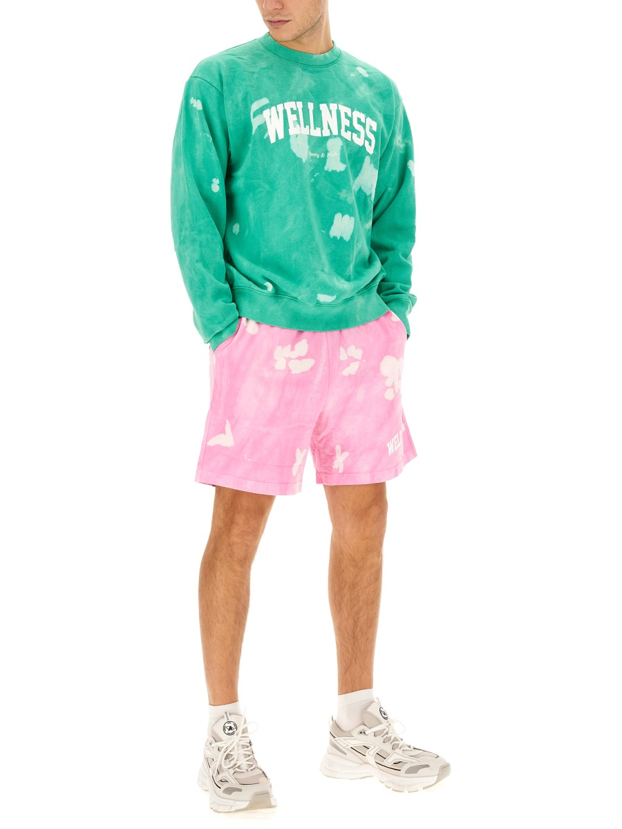 [SPORTY&RICH] Sweatshirt SS23 CR952TA_TAHITI/WHITE