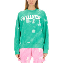 [SPORTY&RICH] Sweatshirt SS23 CR952TA_TAHITI/WHITE