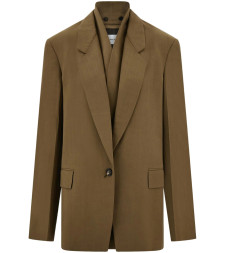 [Ferragamo] Blazer SS25 13G722 0782598 GREEN