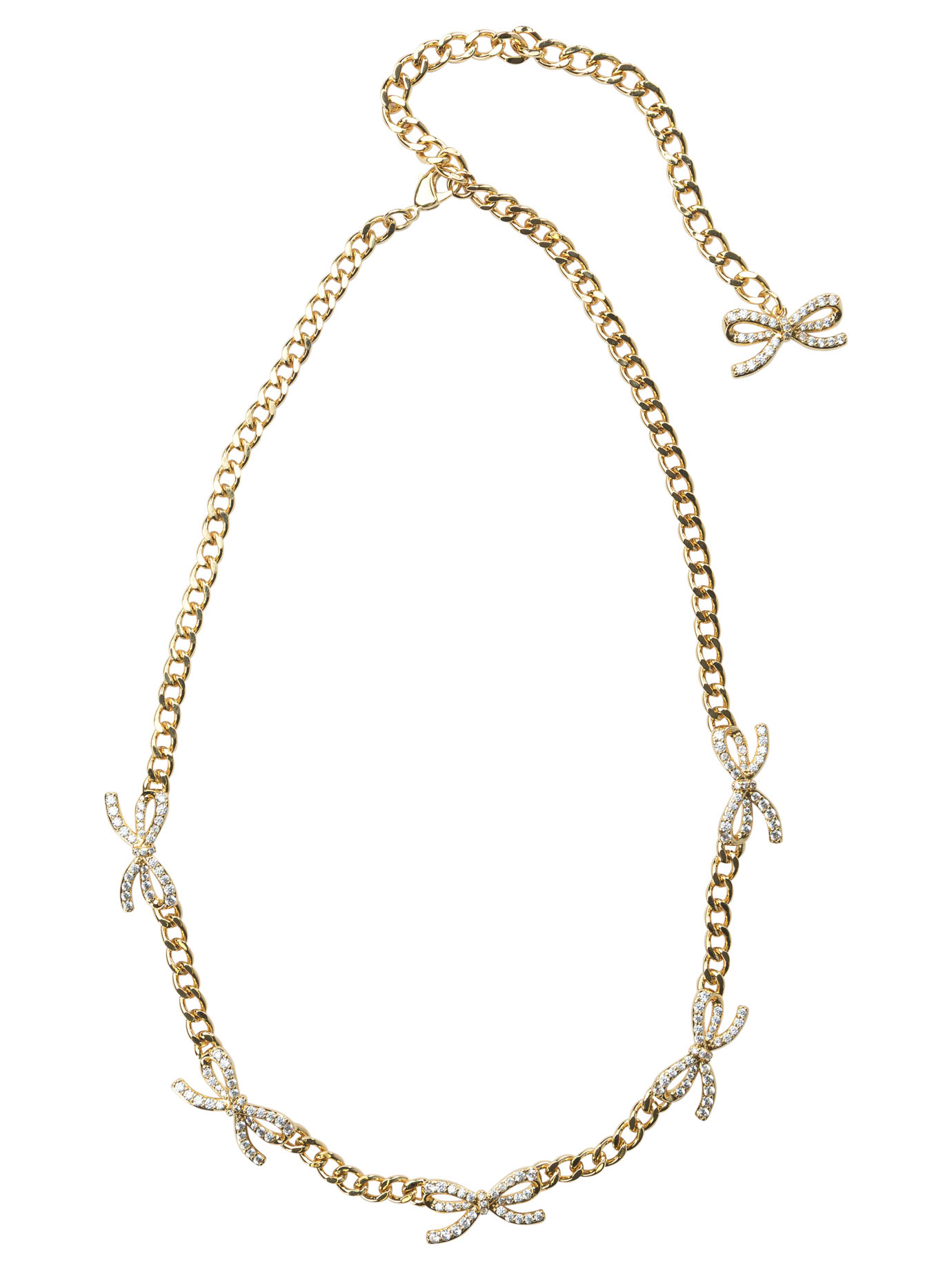[Self-portrait] Necklace SS26 AW25-607N-GDGOLD